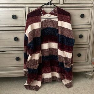 Chenille cardigan